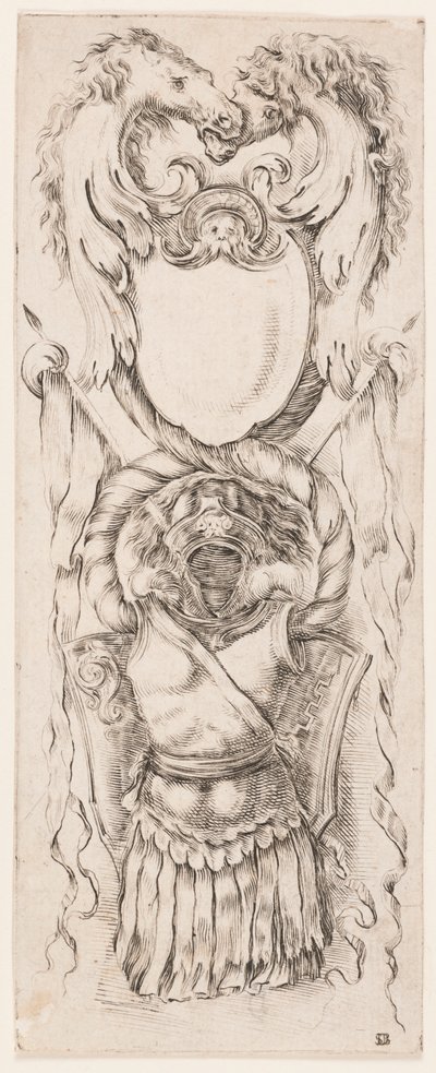 Ornamenter eller grotesker (grotesk ornament) af Stefano della Bella