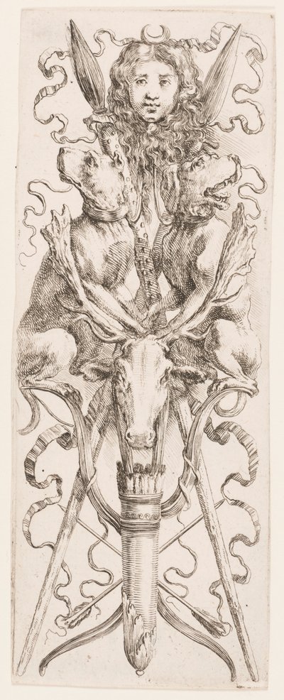 Ornamenter eller grotesker (grotesk ornament) af Stefano della Bella