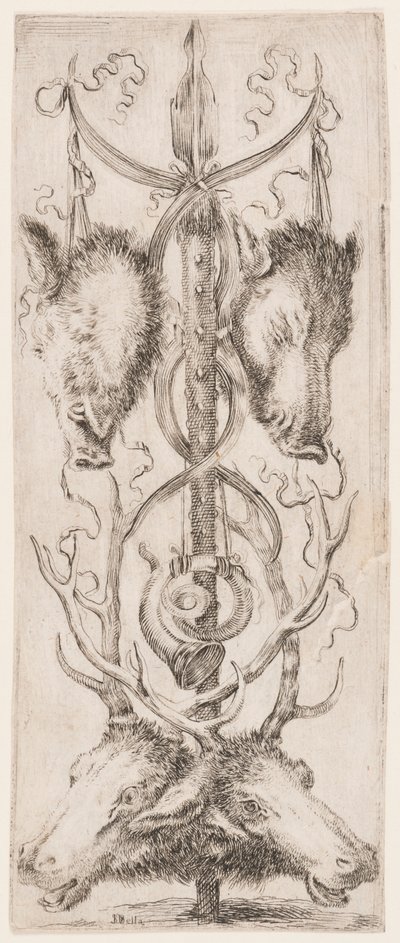 Ornamenter eller grotesker (grotesk ornament) af Stefano della Bella