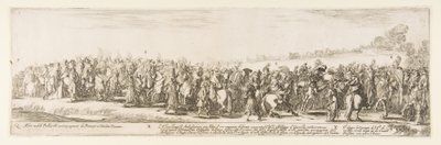 En del af indgangen til den polske legation Q.X.Y., 1633. af Stefano della Bella