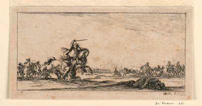 Plade 6, fra "Designs for Some Troop Conduct, Cannons and Attacks on Towns" af Stefano della Bella