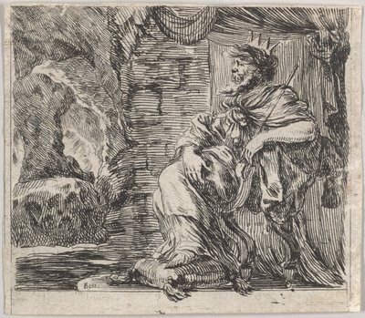 Pluto, fra Game of Mythology Game of Mythology, 1644. af Stefano della Bella