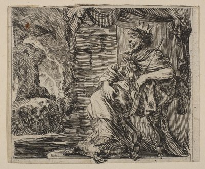 Pluto, fra Game of Mythology Game of Mythology, 1644. af Stefano della Bella