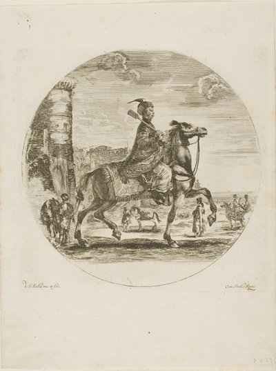 polsk rytter af Stefano della Bella