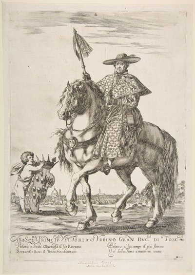 Portræt af Bernardino Ricci, 1637. af Stefano della Bella