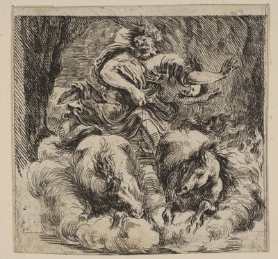 Proserpina, fra Game of Mythology Game of Mythology, 1644. af Stefano della Bella