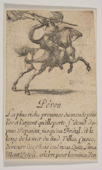 Peru, 1644. af Stefano della Bella