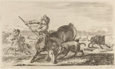 Hjort ved bugten af Stefano della Bella
