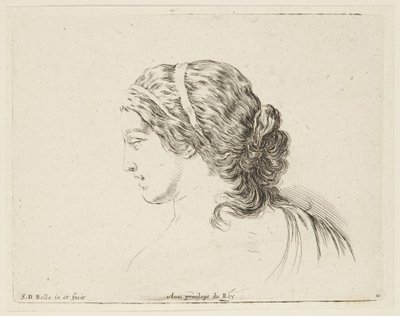 Studie (I principii del disegno, 11) af Stefano della Bella