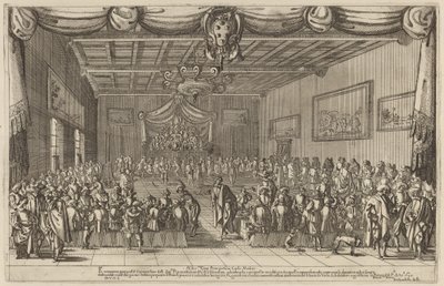 Banketten i Piacevoli, 1627. af Stefano della Bella