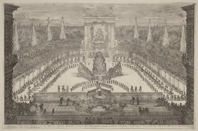 Prinsen af Toscana, hans ryttertropper og kareter omkring Atlasbjergene af Stefano della Bella