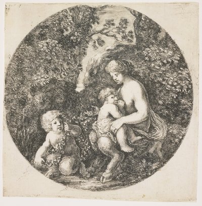 Satyrens Hustru, 1656 af Stefano della Bella