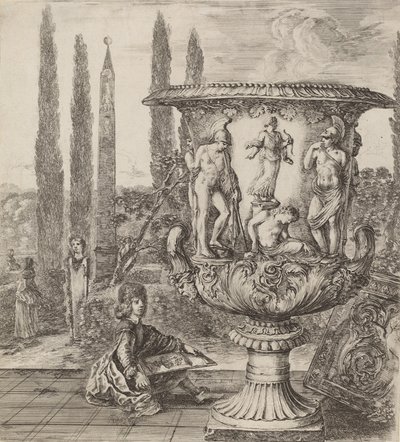 Mediciens vase, 1656. af Stefano della Bella