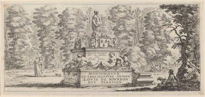 Titelside for Divers paysages, i eller før 1647. af Stefano della Bella