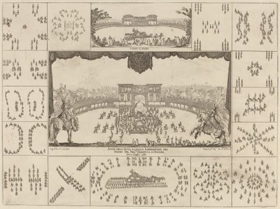 Turnering udført i Firenze til ægteskab med storhertug Ferdinand I af Stefano della Bella