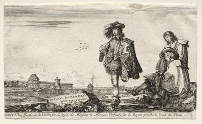 Forskellige Figurer og Landskaber, 1649. af Stefano della Bella