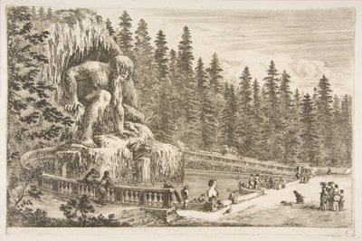 Villa of Pratolino: Appenino, ca. 1653. af Stefano della Bella