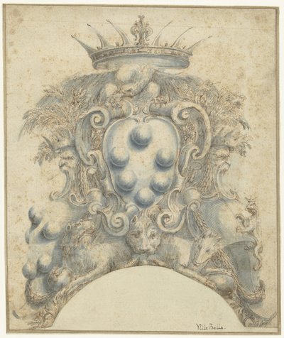 Medici-familiens våbenskjold af Stefano della Bella