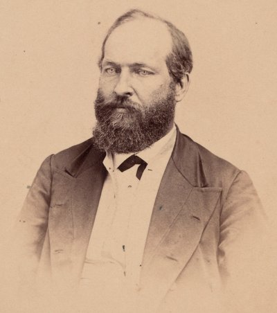 Portræt af James Abram Garfield 1831-1881, 1869. af Stein Bros