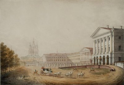 Smolny Institute for Noble Maidens i Sankt Petersborg, 1823 af Stepan Philippovich Galaktionov