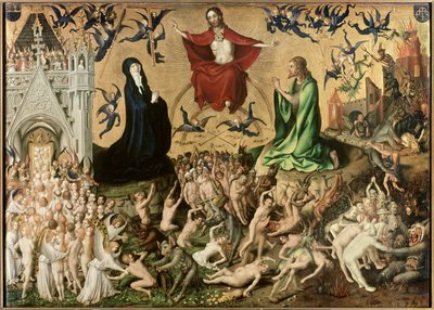 Sidste dom, c.1435 af Stephan Lochner