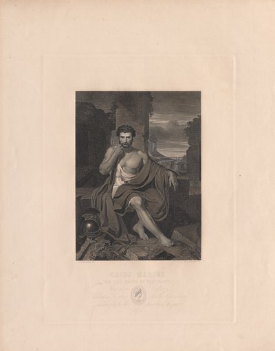 Caius Marius på ruinerne af Karthago. af Stephen Alonso Schoff