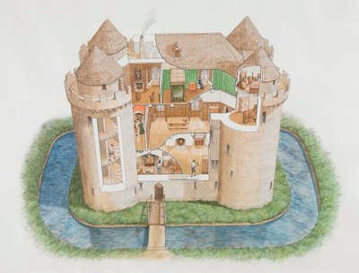 Nunney Castle, Somerset, 2006 af Stephen Conlin