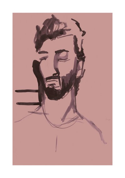 Ahmad (rose), 2023 (digital) af Stephen Dow