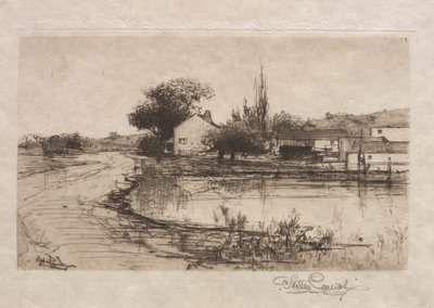 Skitse nær Pittsfield, Mass., 1887-1888. af Stephen Parrish