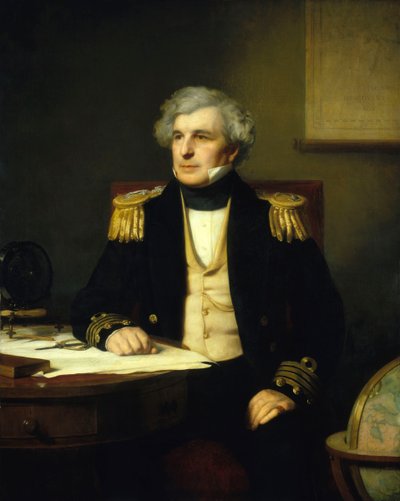Kaptajn Sir James Clark Ross (1800-1862) af Stephen Pearce