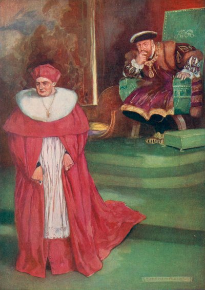 Kardinal Wolseys sidste interview med kong Henry VIII af Stephen Reid
