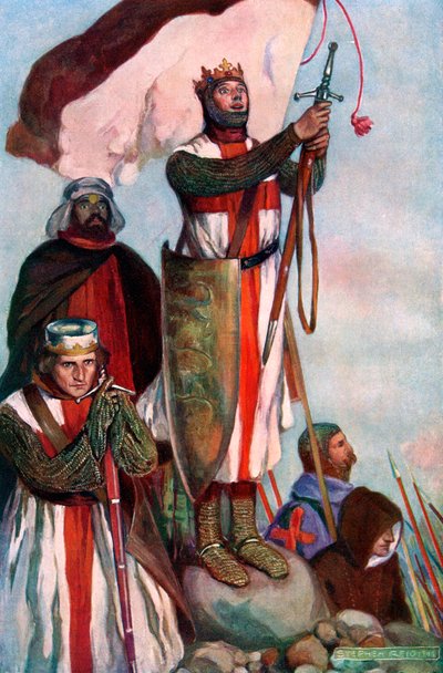 Korsfarere ser Jerusalem, 1909. af Stephen Reid