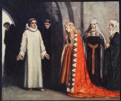 Sankt Bernard og hans søster Hombeline, illustration fra 