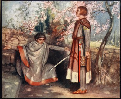 Saint Giovanni Gualberto and the Murderer, illustration fra 