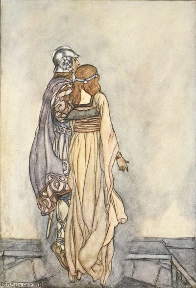 De rejste sig i luften, illustration fra 
