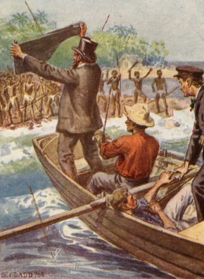 Illustration af biskop Pattesons liv (farvelitografi) af Stephen T. Dadd