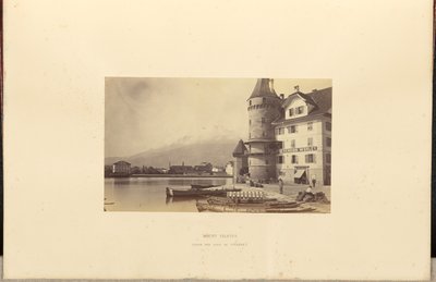 Pilatus-bjerget (fra Luzern-søen) af Stephen Thompson