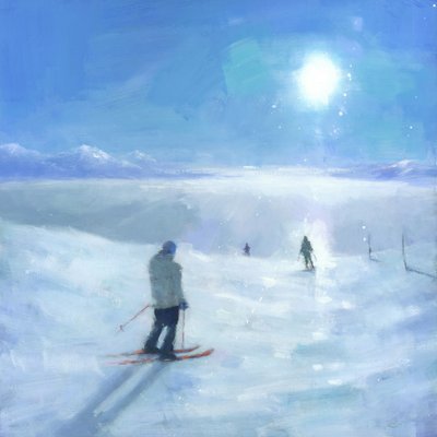 Skiferie i Sunny Mountain af Steve Mitchell