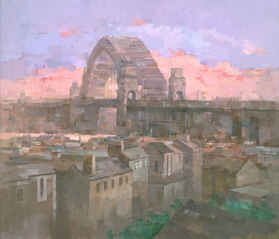 Sydney Bridge i skumringen af Steve Mitchell