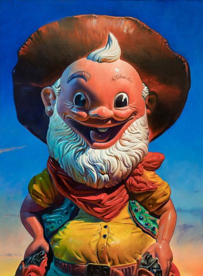 Lainsuojaton, 2012 (öljy pellavalle) af Steven Skollar