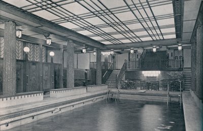 Badebassinet ombord på S.S. Empress of Britain, 1931 af Stewart Bale Limited