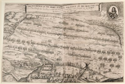 Beskrivelse af Hans Majestæters hære af hest og fod og Sir Thomas Fairefax; den fjortende dag i juni 1645 af Streeter