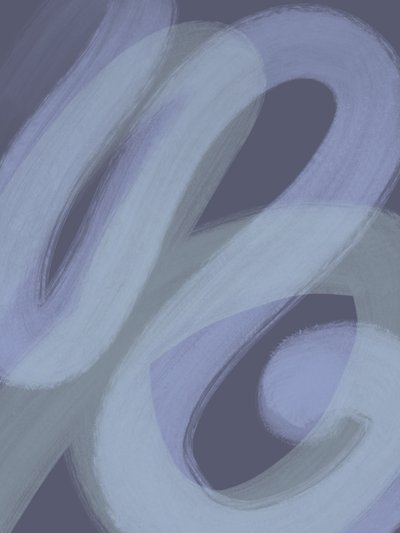 Flydende lilla abstraktion af Studio Palette