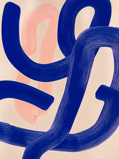 Blødt, abstrakt profil af Studio Palette