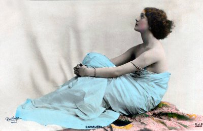 Lina Cavalieri som Fedora, ca. 1900-1905 (postkort) af Studio Reutlinger