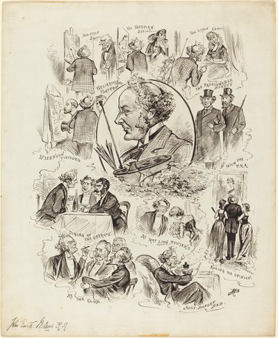 Dage med berømtheder: Mr. Millais, R.A. af Studio of Alfred Bryan