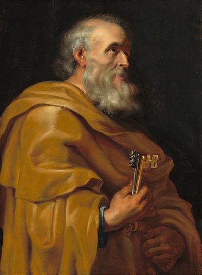 Sankt Peter, ca. 16161618. af Studio of Peter Paul Rubens