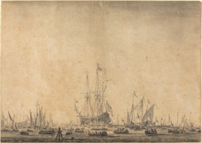 Marine af Style of Willem van de Velde the Younger