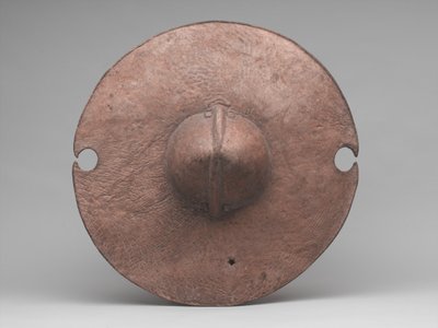 Daraga eller skjold, ca. 1885 (flodhestskind) af Sudanese School