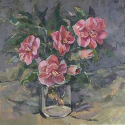 Camelias, 2014, af Sue Wales